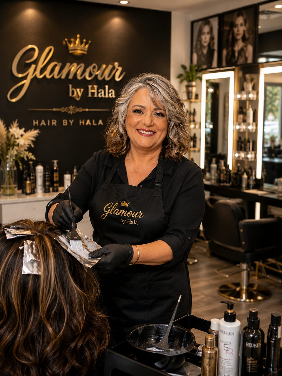 Hala Bakhit, founder of Glamour Hair